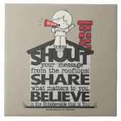 Carreau Les toits crient (Devant)