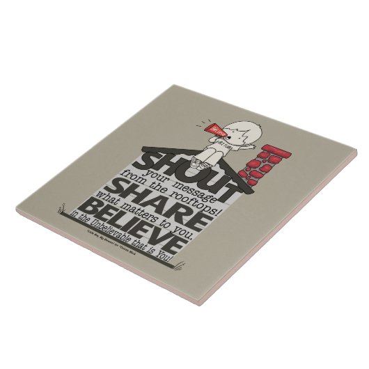 Carreau Les toits crient (Côté)