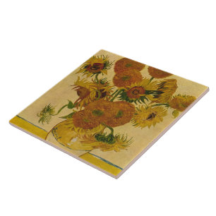 Carreau Les tournesols de Vincent van Gogh, 1878