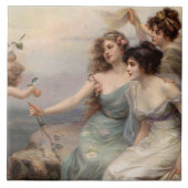 Carreau Les trois grâces d'Edouard Bisson (Devant)