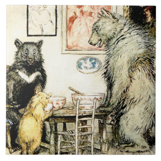 Carreau « Les Trois Ours » par Arthur Rackham