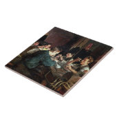 Carreau Les ventilateurs en verre, 1883 (huile sur la (Côté)