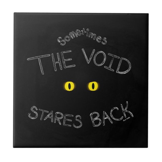 Carreau Les yeux vides de retour (Devant)