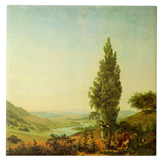 Carreau L'Été, Caspar David Friedrich, (Devant)