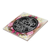 Carreau L'Éternel est mon berger...Carrelage en céramique (Côté)