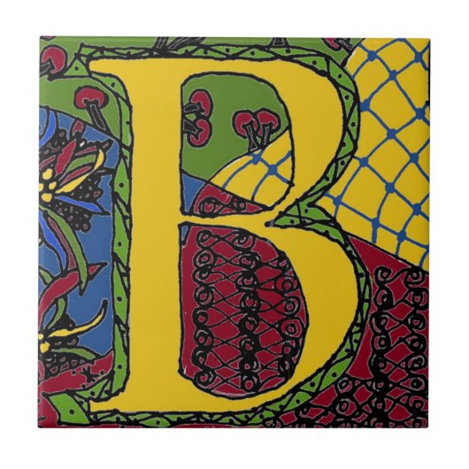 Carreau Lettre B (Devant)