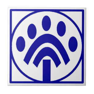 CARREAU LETTRE BLEUE FRANÇAISE NOMBRE MAISON TISSUS