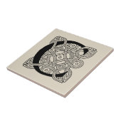 Carreau Lettre C Vintage Monogramme de noeud celtique (Côté)