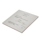 Carreau Lettre de démission de Richard M. Nixon 1974 (Côté)