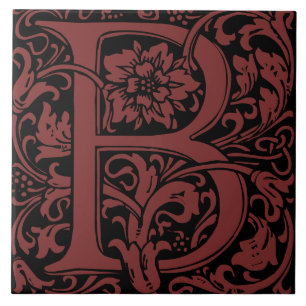 Carreau Lettre de monogramme B des arts et métiers de Will