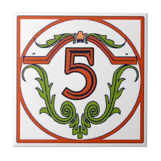 CARREAU LETTRE ESPÈCE ROUGE CHAMBRE NOMBREUX TITRES (Devant)