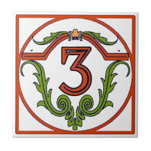 CARREAU LETTRE ESPÈCE ROUGE CHAMBRE NOMBREUX TITRES (Devant)