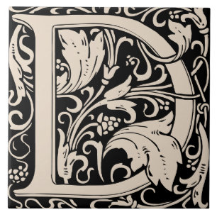 Carreau Lettre monogramme D des arts et métiers de William