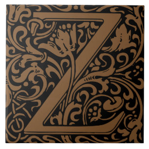 Carreau Lettre monogramme Z des arts et métiers de William