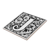 CARREAU LETTRE MOYENNE ÉCLAIRÉE J (Côté)