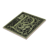 Carreau Lettre P Première lettre Monogramme (Côté)