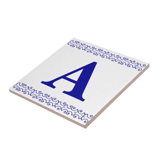 Carreau LETTRE Victorienne Tile (Côté)