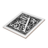 Carreau Lettre vintage "A" (Côté)