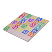 Carreau Lettres de bloc (Côté)