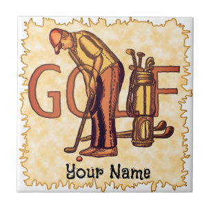 Carreau Lettres de Golf Man