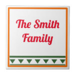 Carreau Lettres et numéros italiens rouges, modifier le te<br><div class="desc">Red Italian Letters & Numbers éditer et modifier le numéro ou le texte sur le web. Personnalisez les carreaux en céramique.</div>