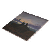 Carreau Lever de lune au bord de la mer (par Caspar David (Côté)