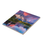 Carreau Lever de soleil à la courbure d'Oxbow (Côté)