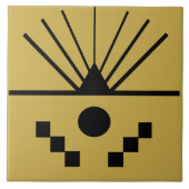 Carreau Lever de soleil Art déco (Devant)