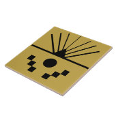 Carreau Lever de soleil Art déco (Côté)