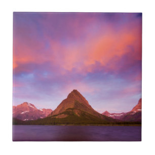 Carreau Lever de soleil au glacier