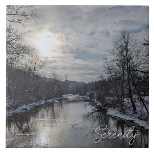 Carreau Lever de soleil d'hiver à CVNP (Devant)
