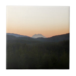 Carreau Lever de soleil du mont Rainier
