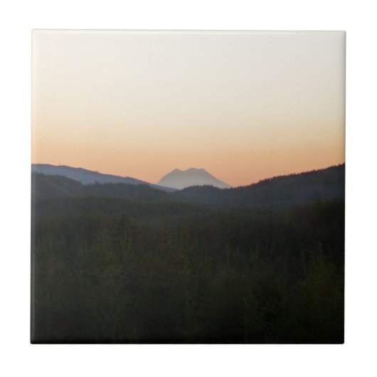 Carreau Lever de soleil du mont Rainier (Devant)