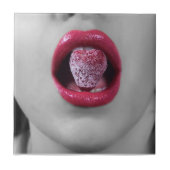 Carreau Lèvres fraises (Devant)