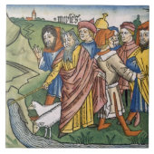 Carreau L'exode 17 1-7 Moïse fait l'écoulement d'eau à (Devant)