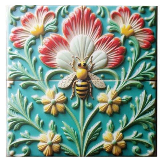 Carreau L'exploration d'une guêpe (Devant)