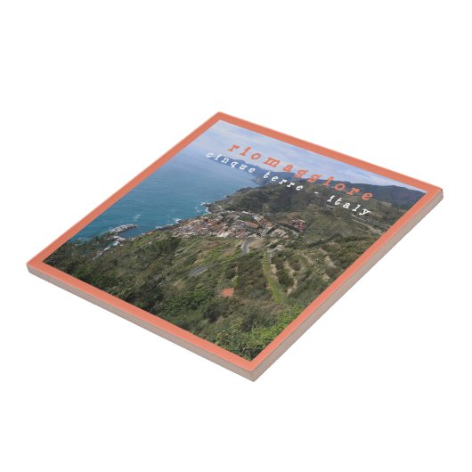 Carreau LGR008 RIOMAGGIORE - Cinque Terre - Italie - (Côté)