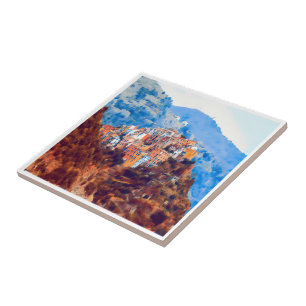 Carreau LGR037 CORNIGLIA, Cinque Terre, Italie,