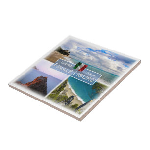 Carreau LGR046 FINALE LIGURE, Mosaïque, Italie,