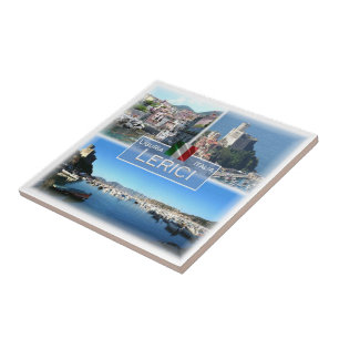 Carreau LGR056 LERICI, Mosaïque, Ligurie, Italie,