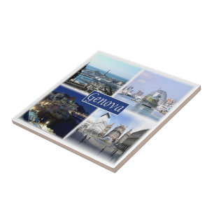 Carreau LGR164 GENOVA, Mosaïque, Ligurie, Italie,