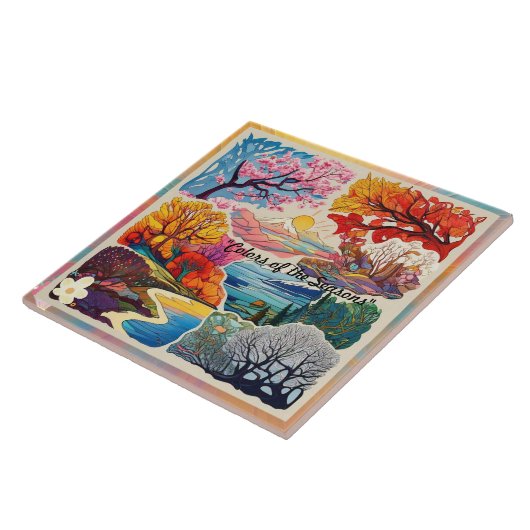 Carreau "L'harmonie parfaite de la nature" (Côté)