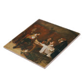 Carreau L'histoire du Buccaneer (huile sur la toile) (Côté)