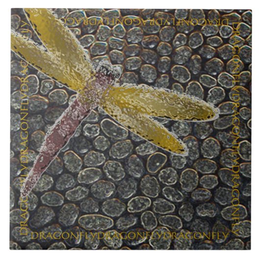 Carreau Libellule en vol (Devant)