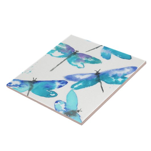 Carreau libellules 1 (Côté)