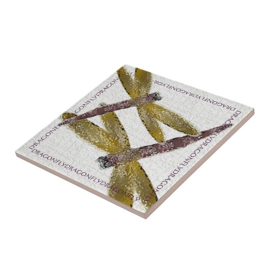 Carreau Libellules en verre (Côté)