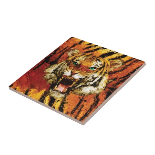 Carreau Libère-moi Tigre (Côté)