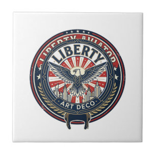Carreau Liberty Aviator Patriotique Aviation Patriotique V