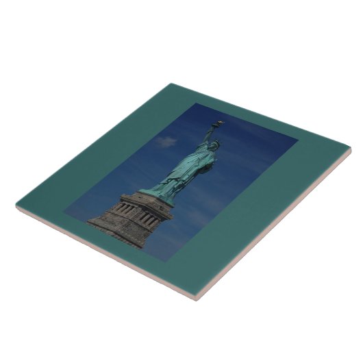 Carreau Liberty Enlightening the World - Statue de la Libe (Côté)