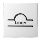 Carreau LIBRA, Conception abstraite du signe zodiaque, (Devant)